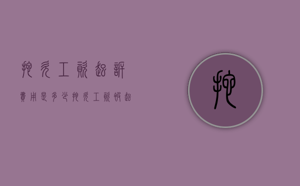 拖欠工资起诉费用是多少（拖欠工资被起诉会怎样）