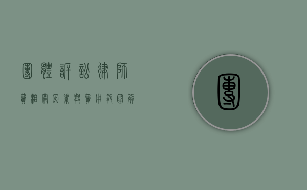 团体诉讼律师费，相关因素与费用范围解析