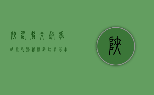陕西省交通事故死亡赔偿标准（陕西省车祸死亡赔偿标准2020明细）
