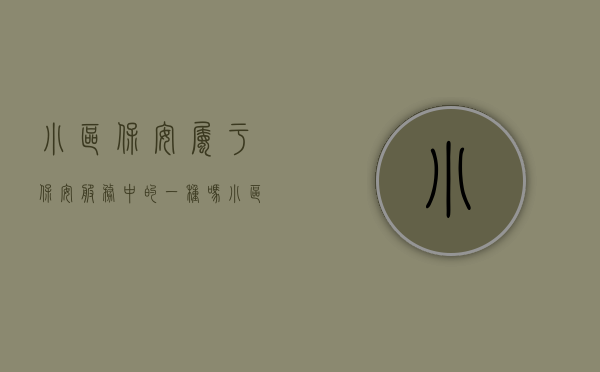 小区保安属于保安服务中的一种吗（小区保安属于谁管）