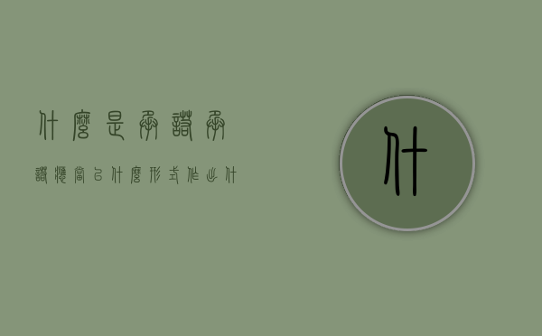 什么是承诺，承诺应当以什么形式作出？（什么叫做承诺）