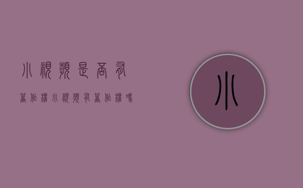 小视频是否有著作权（小视频有著作权吗）