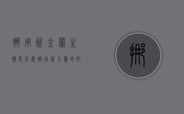 挪用资金罪主体是什么？（挪用资金罪的犯罪主体是什么）