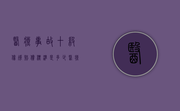 医疗事故十级伤残赔偿标准是多少？（医疗事故十级伤残鉴定标准）