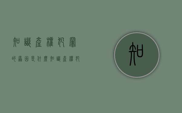 知识产权犯罪的原因是什么？（知识产权犯罪归谁管）