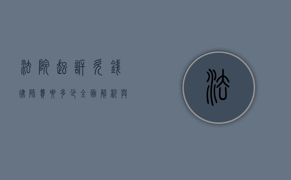 法院起诉欠钱律师费要多少？全面解析与实际考量
