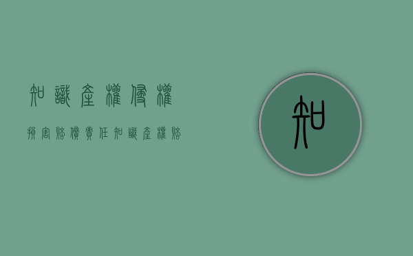知识产权侵权损害赔偿责任（知识产权赔偿的依据）