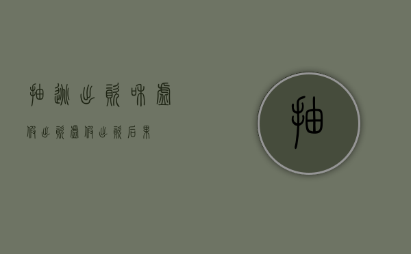 抽逃出资和虚假出资（虚假出资后果）