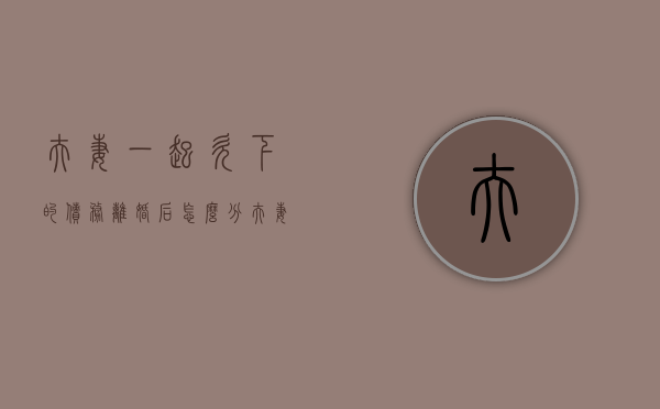夫妻一起欠下的债务离婚后怎么分（夫妻共同欠债离婚怎么办）