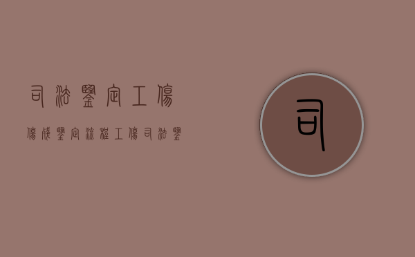 司法鉴定工伤伤残鉴定流程（工伤司法鉴定是干什么的）