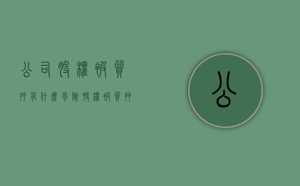 公司股权被质押有什么风险（股权被质押能否执行公司财产）