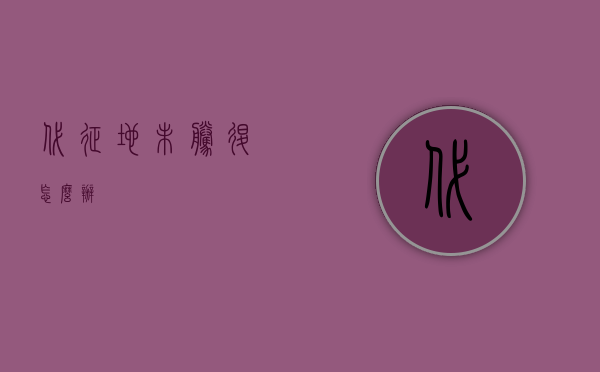 代征地未腾退怎么办