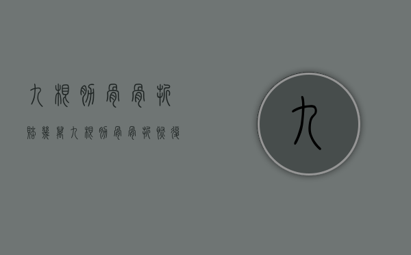 九根肋骨骨折赔几万（九根肋骨骨折恢复时间）