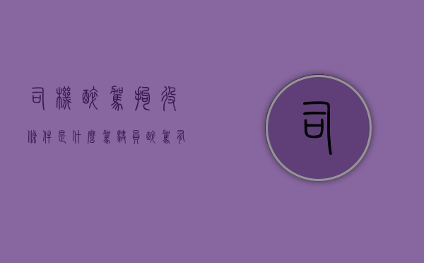司机醉驾拘役条件是什么？（驾驶员醉驾有什么后果）