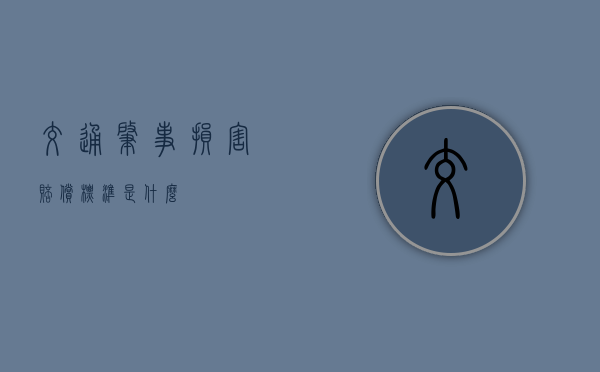 交通肇事损害赔偿标准是什么