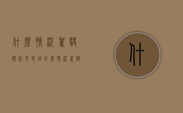 什么情况驾驶证终身吊销（什么情况驾驶证终身吊销不能开车）