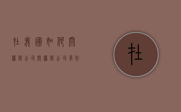在我国如何开担保公司？（开担保公司有什么风险大吗）