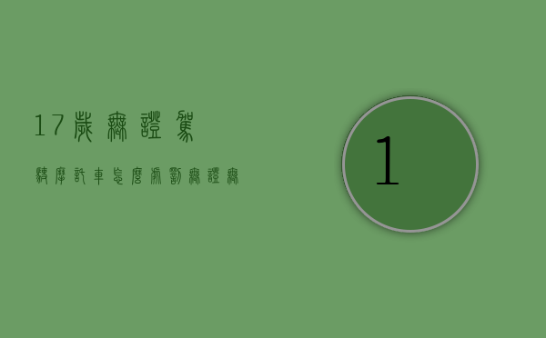 17岁无证驾驶摩托车怎么处罚（无证无牌驾驶摩托车怎么处理）