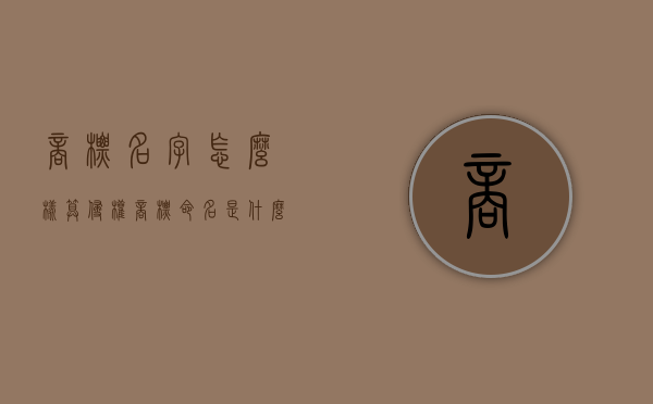 商标名字怎么样算侵权？（商标命名是什么意思）