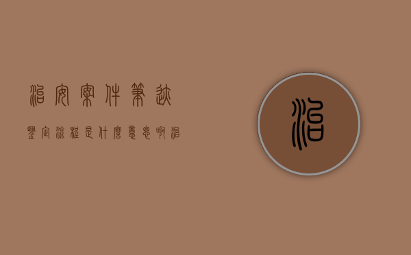 治安案件笔迹鉴定流程是什么意思啊（治安案件笔迹鉴定流程是什么意思呀）