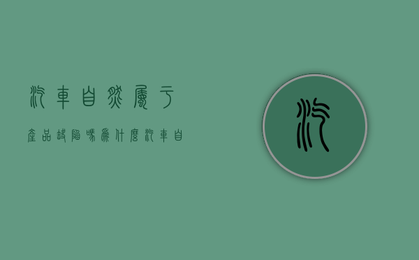 汽车自燃属于产品缺陷吗为什么（汽车自燃属于产品缺陷吗对吗）