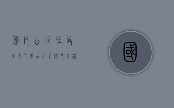 国内公司在异地成立分公司手续是怎样的程序（在异地成立分公司需要什么手续）