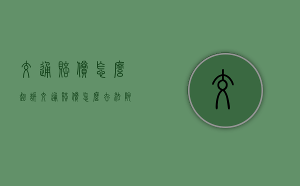 交通赔偿怎么起诉（交通赔偿怎么去法院起诉）
