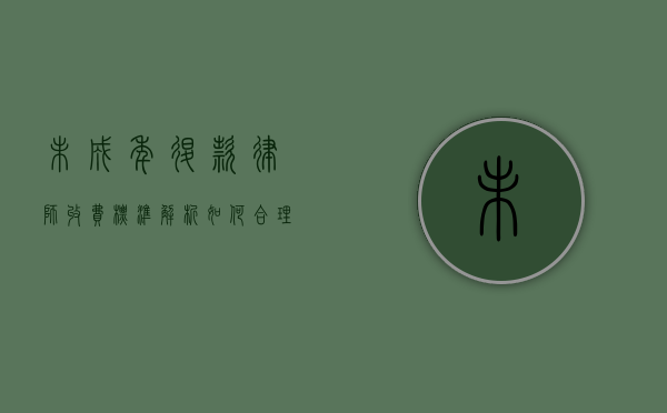 未成年退款律师收费标准解析，如何合理选择律师服务？