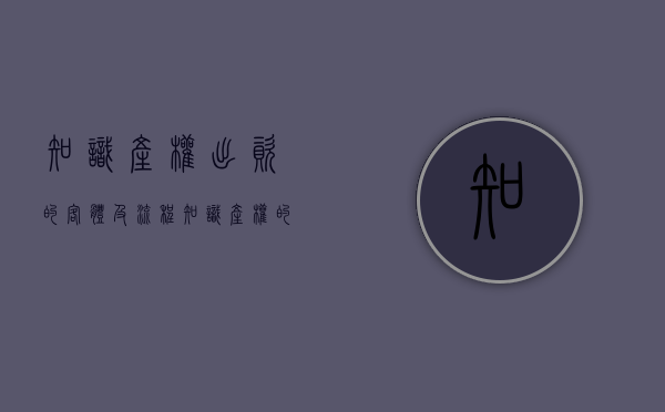 知识产权出资的客体及流程（知识产权的出资）