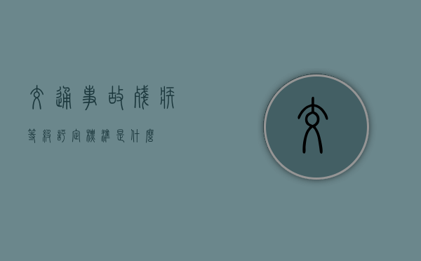 交通事故残疾等级评定标准是什么