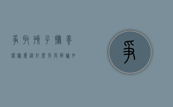 争取孩子抚养权归属从什么角度辩论（如何争取孩子抚养权,争取抚养权的有利条件有哪些）