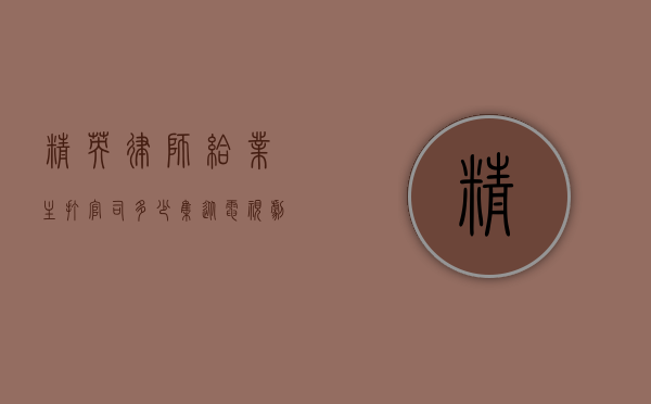 精英律师给业主打官司多少集?从电视剧看法律服务的现实与艺术 精英律师给业主打官司多少集?从电视剧看法律服务的现实与艺术