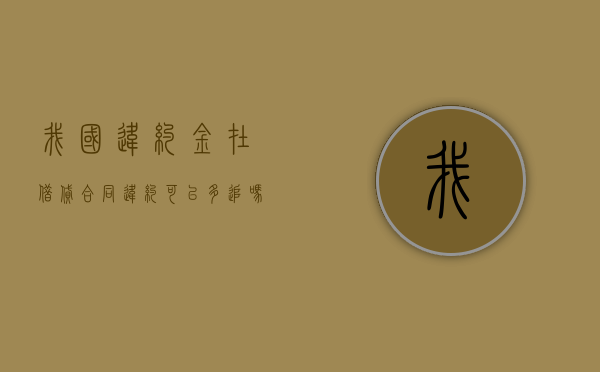 我国违约金在借贷合同违约可以多追吗？（约定违约金的借款协议书）