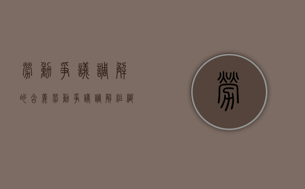 劳动争议调解的含义（劳动争议调解组织的职责）