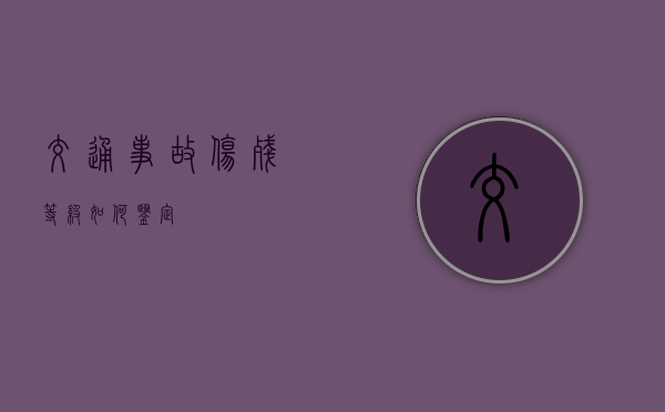 交通事故伤残等级如何鉴定？