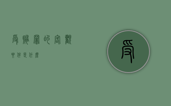 受贿罪的客观要件是什么