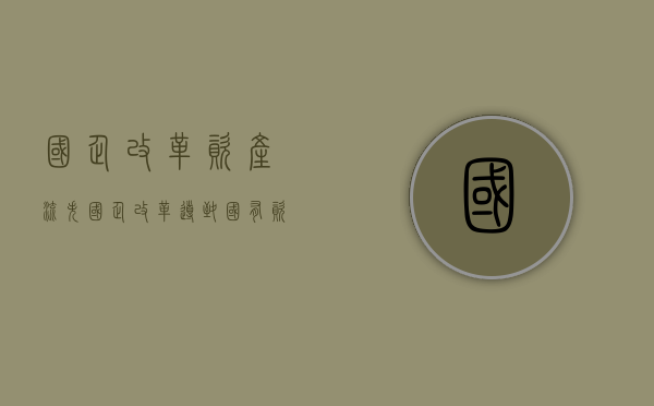 国企改革资产流失（国企改革导致国有资产流失）