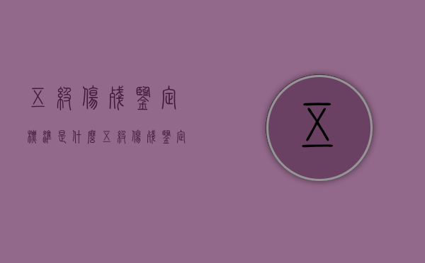 五级伤残鉴定标准是什么（五级伤残鉴定标准及赔偿多少钱）