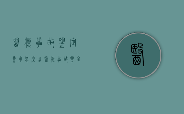 医疗事故鉴定费用怎么出？（医疗事故鉴定都需要什么材料?）