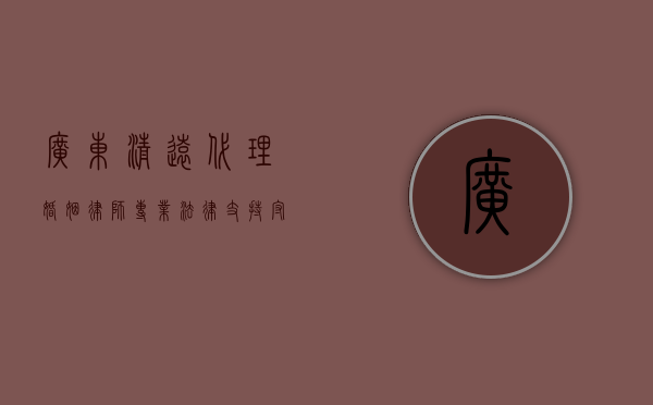 广东清远代理婚姻律师，专业法律支持，守护您的婚姻权益