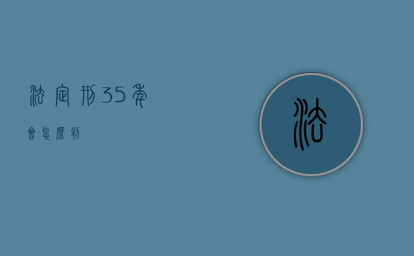 法定刑35年会怎么判