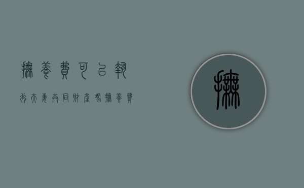 抚养费可以执行夫妻共同财产吗?（抚养费可以执行夫妻共同财产吗知乎）