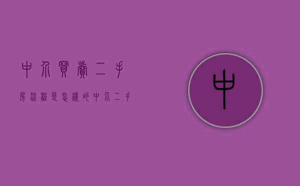 中介买卖二手房流程是怎样的（中介二手房买卖流程图老油条讲解）