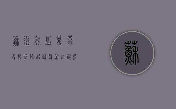 苏州虎丘专业商标律师，保护企业知识产权的坚实后盾