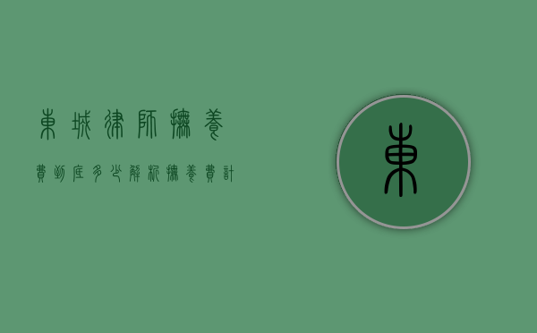 东城律师，抚养费到底多少？解析抚养费计算与标准