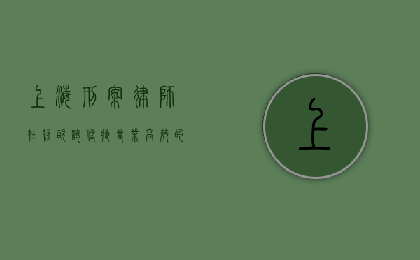 上海刑案律师在线咨询，便捷、专业、高效的法律服务新选择