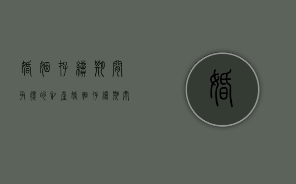 婚姻存续期间取得的财产（婚姻存续期间的个人财产）