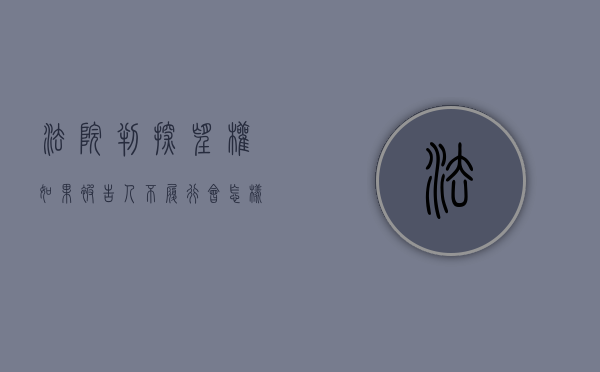 法院判探望权如果被告人不履行会怎样（2022探望权法院的裁判标准是怎样的）