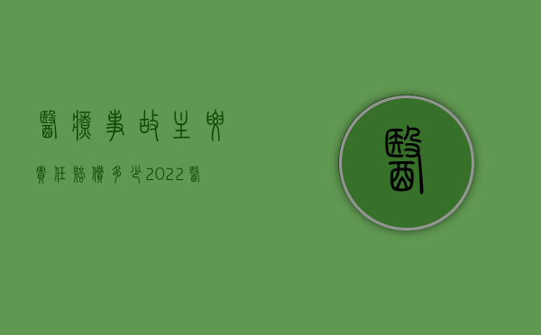 医疗事故主要责任赔偿多少（2022医疗机构负责人承担赔偿责任吗）