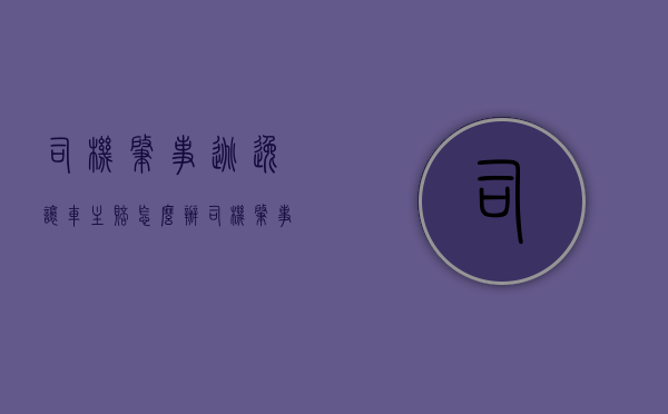司机肇事逃逸让车主赔怎么办（司机肇事逃逸保险公司怎么赔）